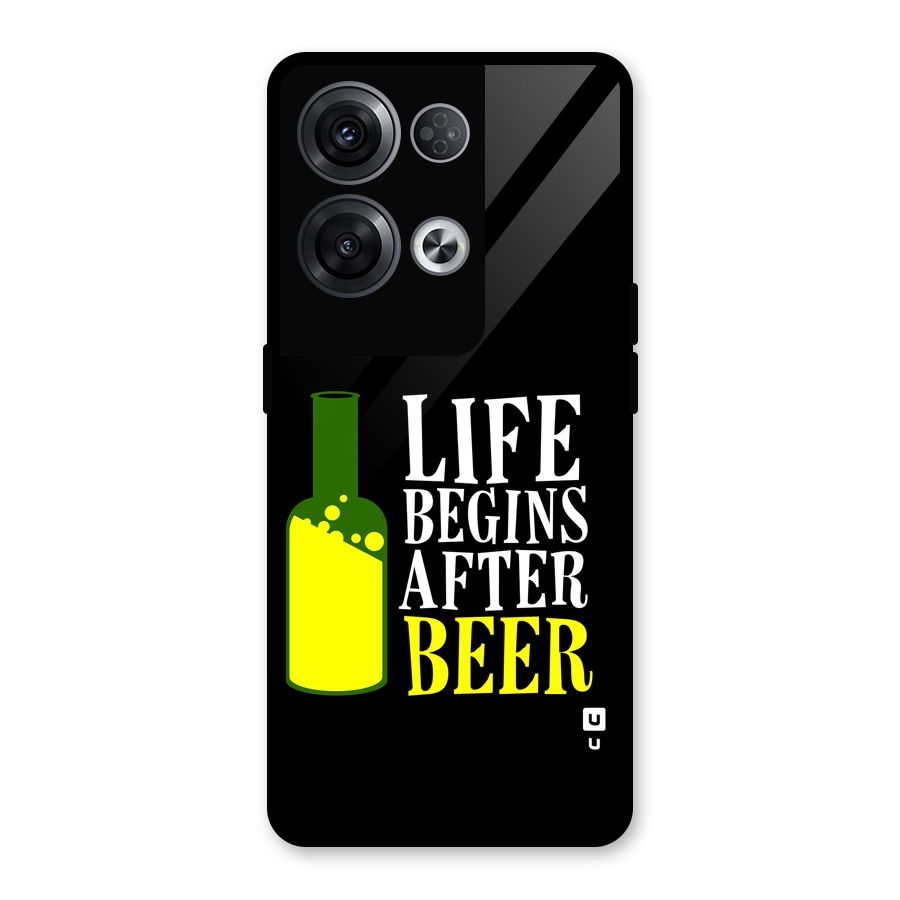 Beer Life Glass Back Case for Oppo Reno8 Pro 5G