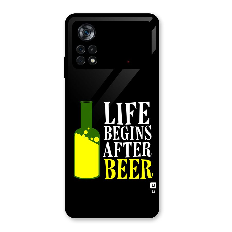 Beer Life Glass Back Case for Poco X4 Pro 5G
