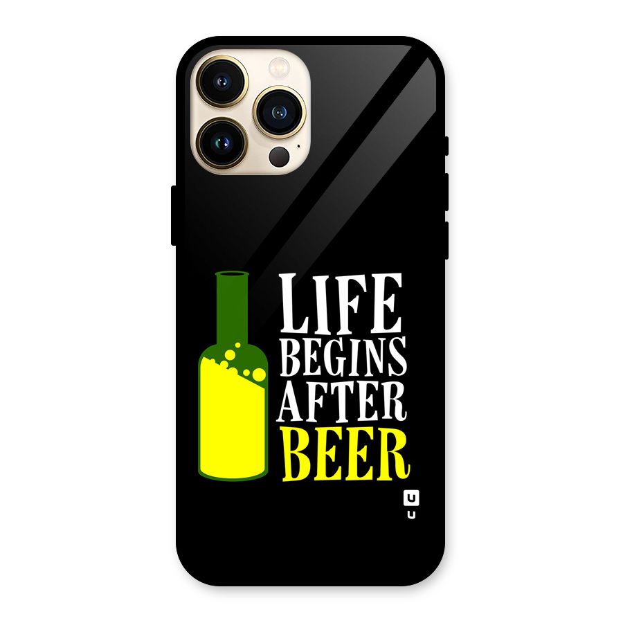 Beer Life Glass Back Case for iPhone 13 Pro Max