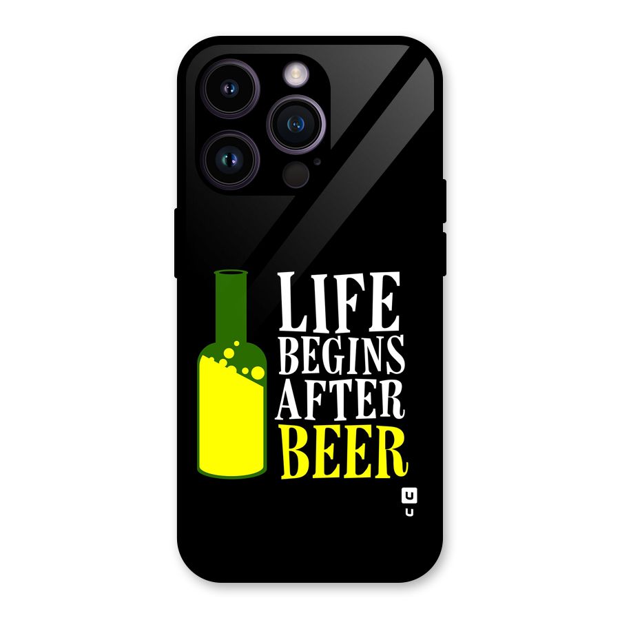 Beer Life Glass Back Case for iPhone 14 Pro