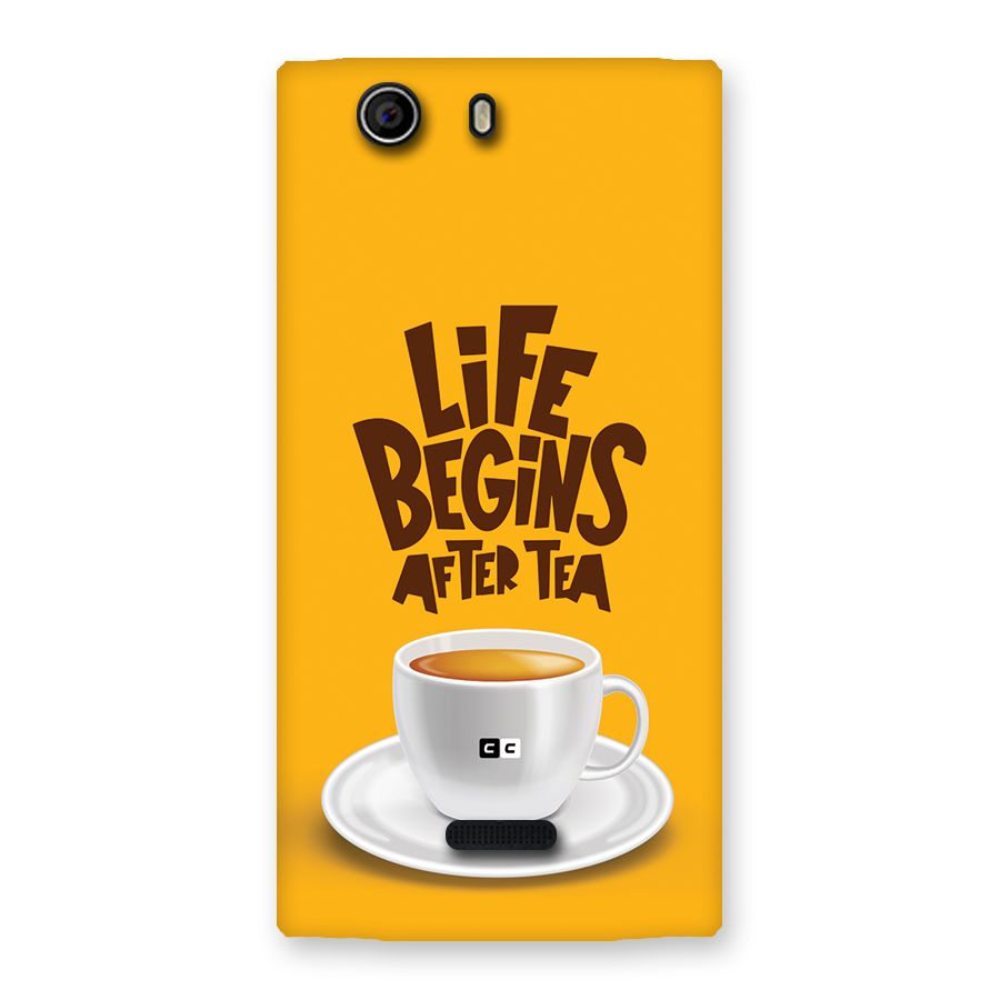 Begins After Tea Back Case for Canvas Nitro 2 E311
