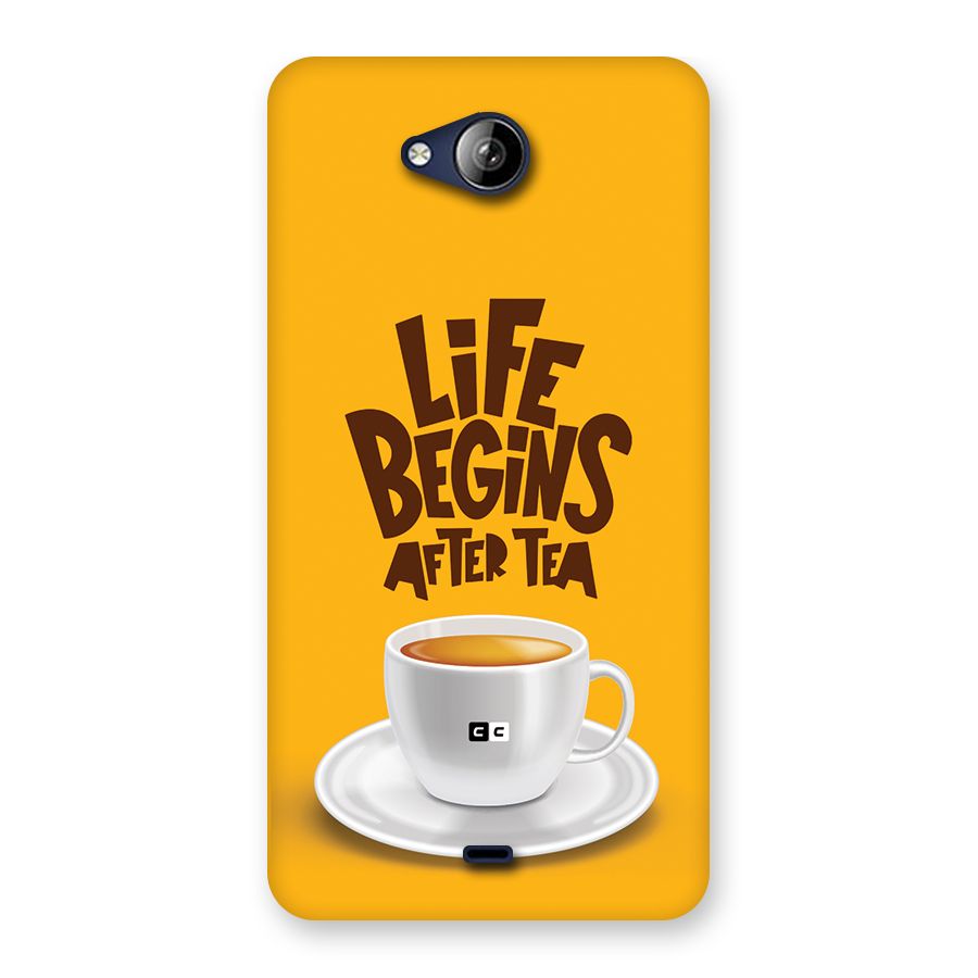 Begins After Tea Back Case for Canvas Play Q355