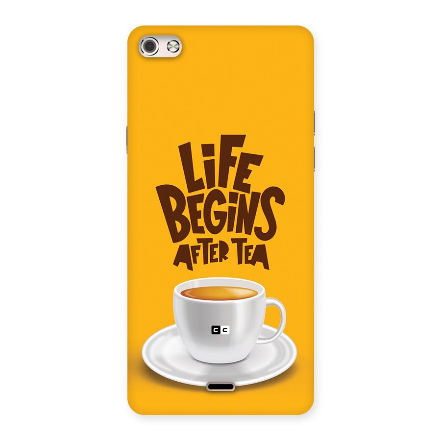 Begins After Tea Back Case for Canvas Silver 5