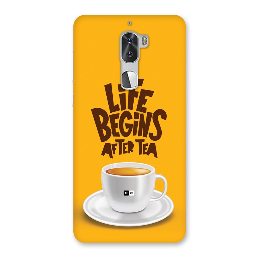 Begins After Tea Back Case for Coolpad Cool 1