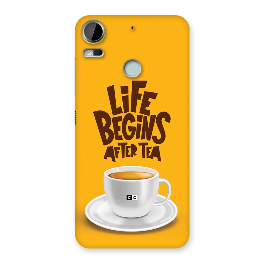 Begins After Tea Back Case for Desire 10 Pro