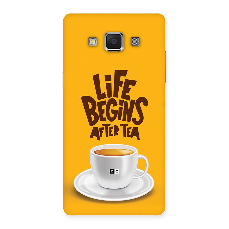 Begins After Tea Back Case for Galaxy A5