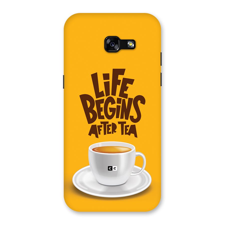 Begins After Tea Back Case for Galaxy A5 2017