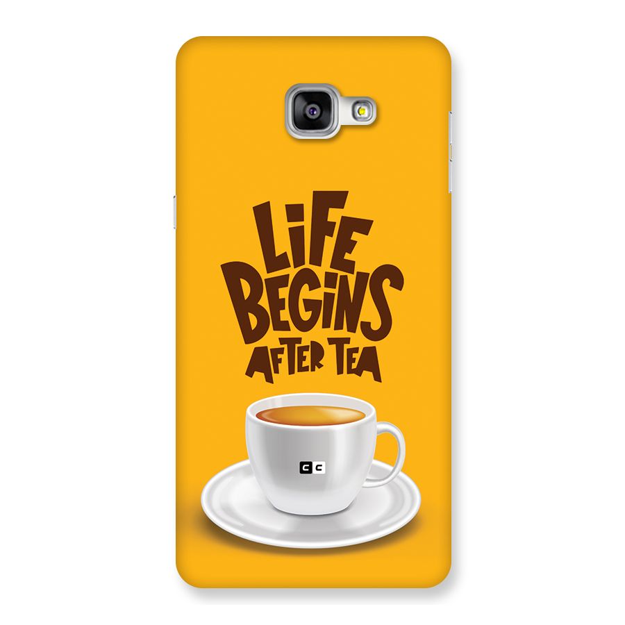 Begins After Tea Back Case for Galaxy A9