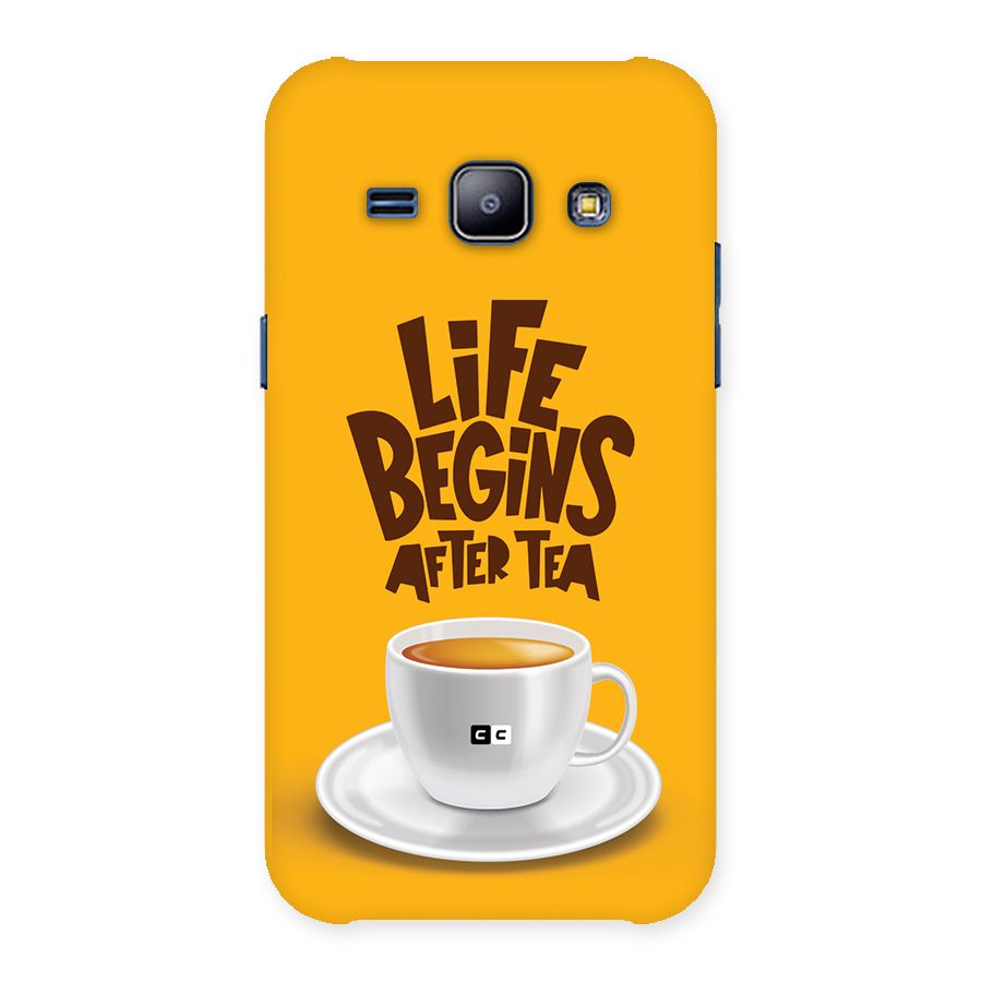 Begins After Tea Back Case for Galaxy J1