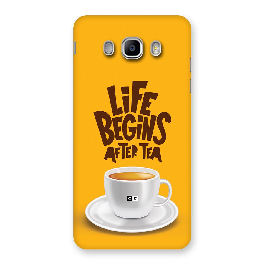 Begins After Tea Back Case for Galaxy J5 2016