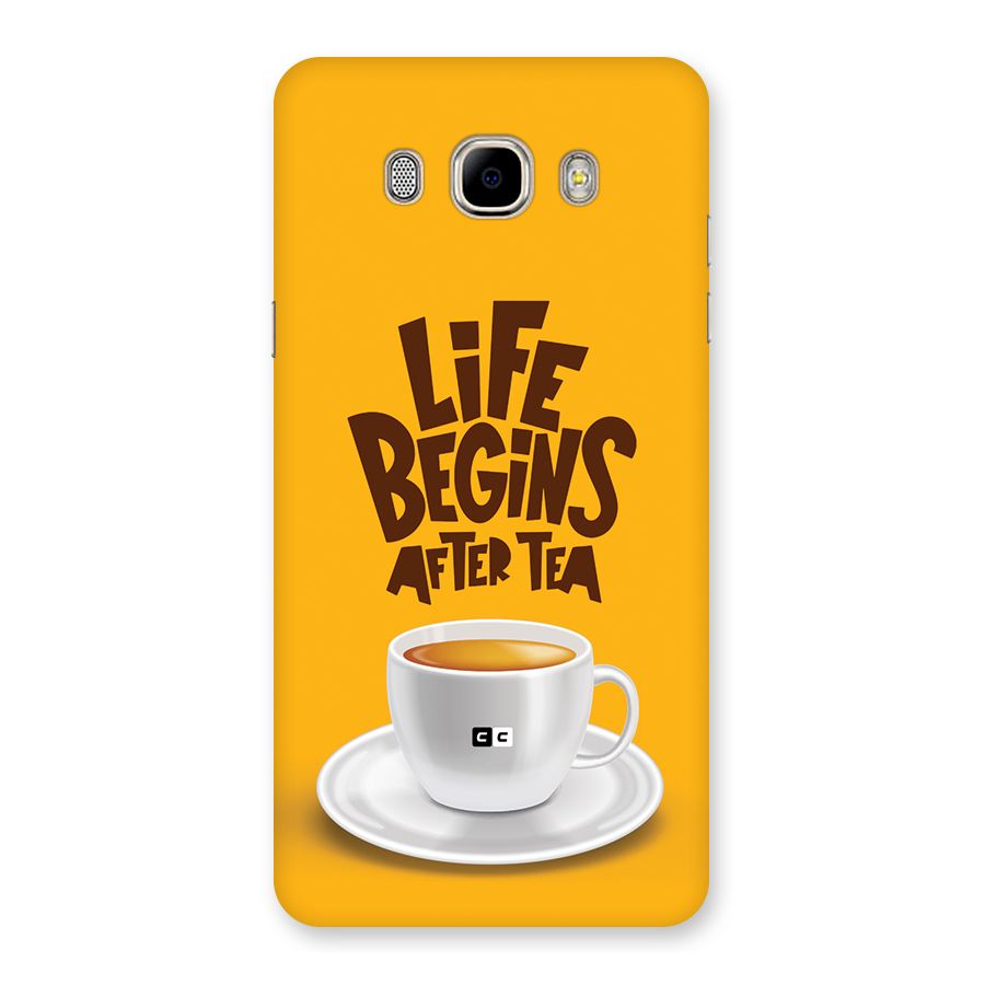 Begins After Tea Back Case for Galaxy J7 2016