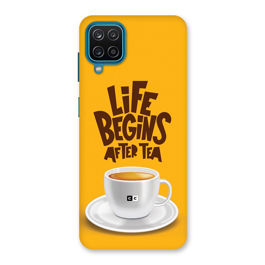Begins After Tea Back Case for Galaxy M12