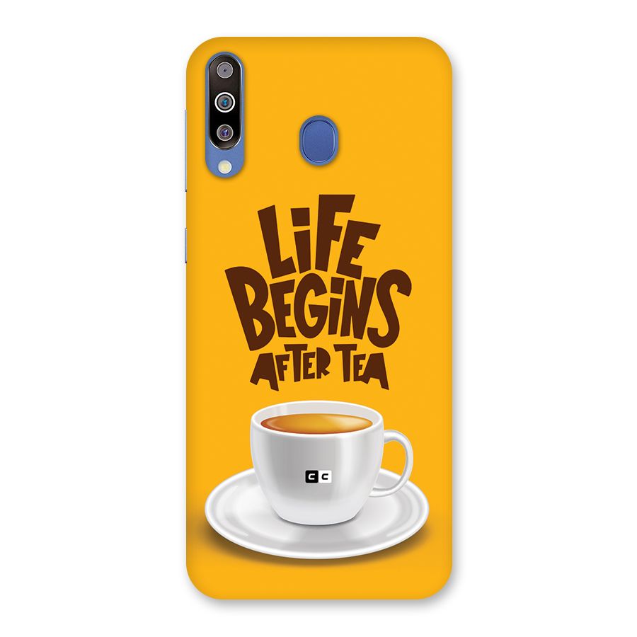 Begins After Tea Back Case for Galaxy M30