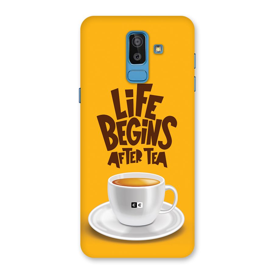Begins After Tea Back Case for Galaxy On8 (2018)