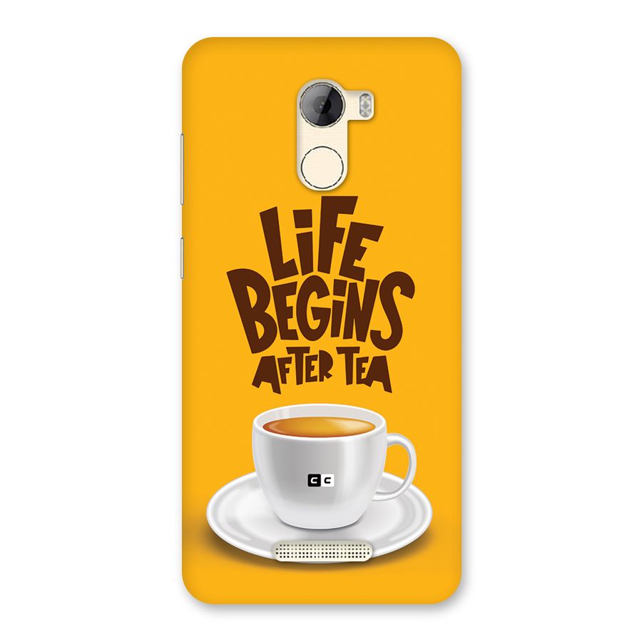 Begins After Tea Back Case for Gionee A1 LIte