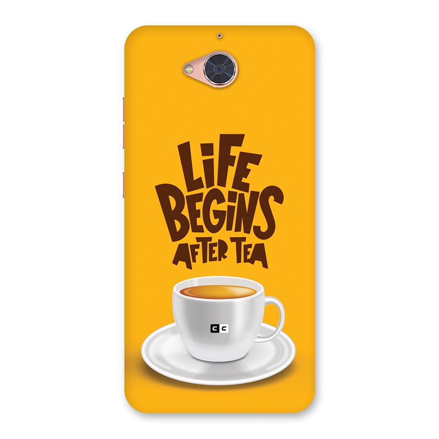 Begins After Tea Back Case for Gionee S6 Pro