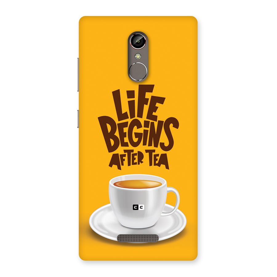 Begins After Tea Back Case for Gionee S6s