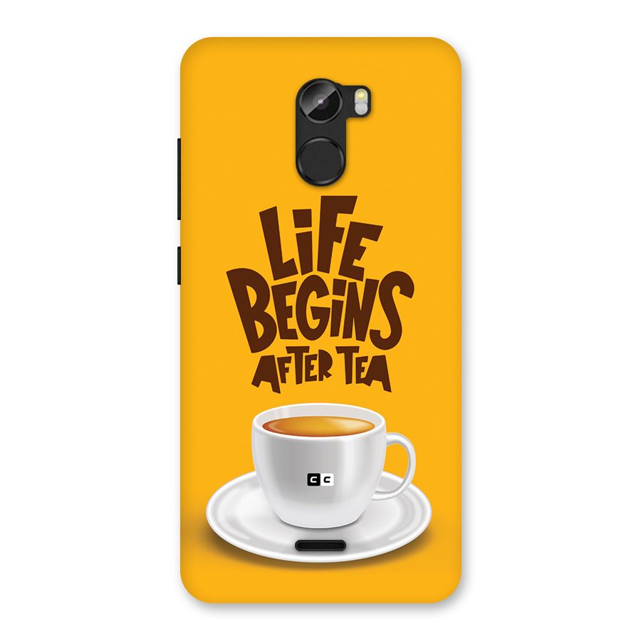 Begins After Tea Back Case for Gionee X1