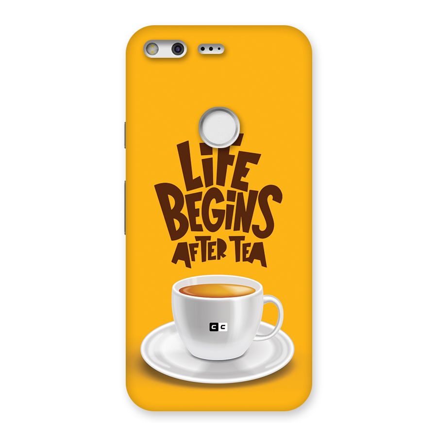 Begins After Tea Back Case for Google Pixel