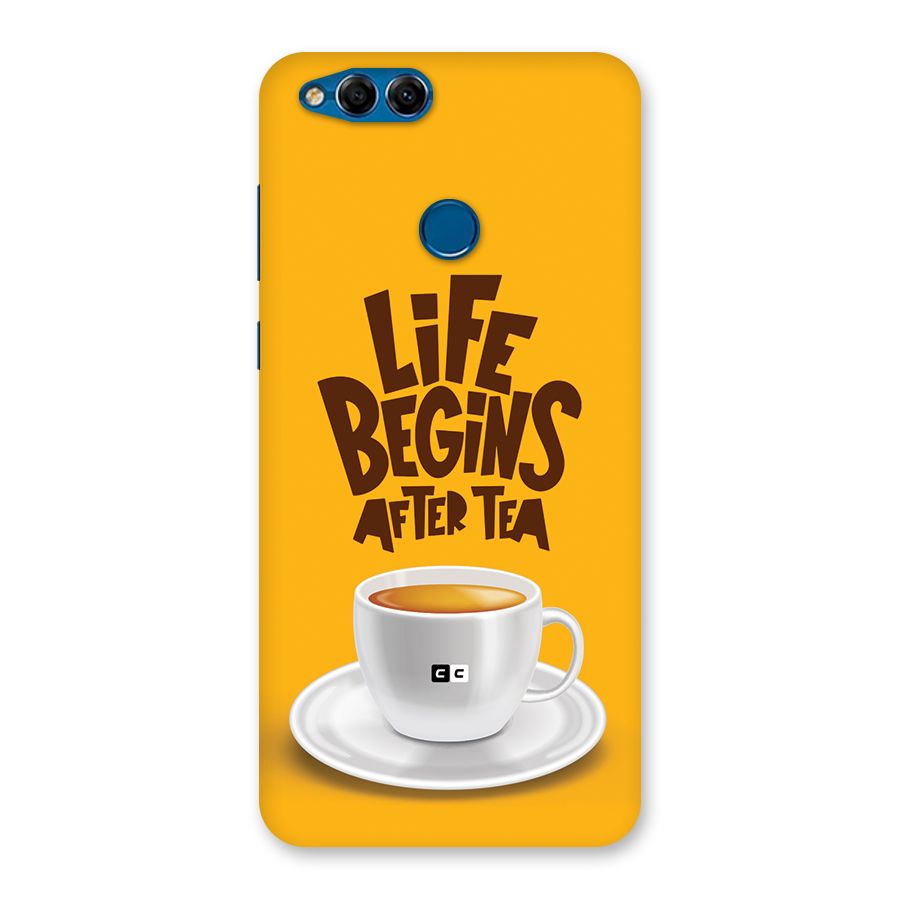 Begins After Tea Back Case for Honor 7X