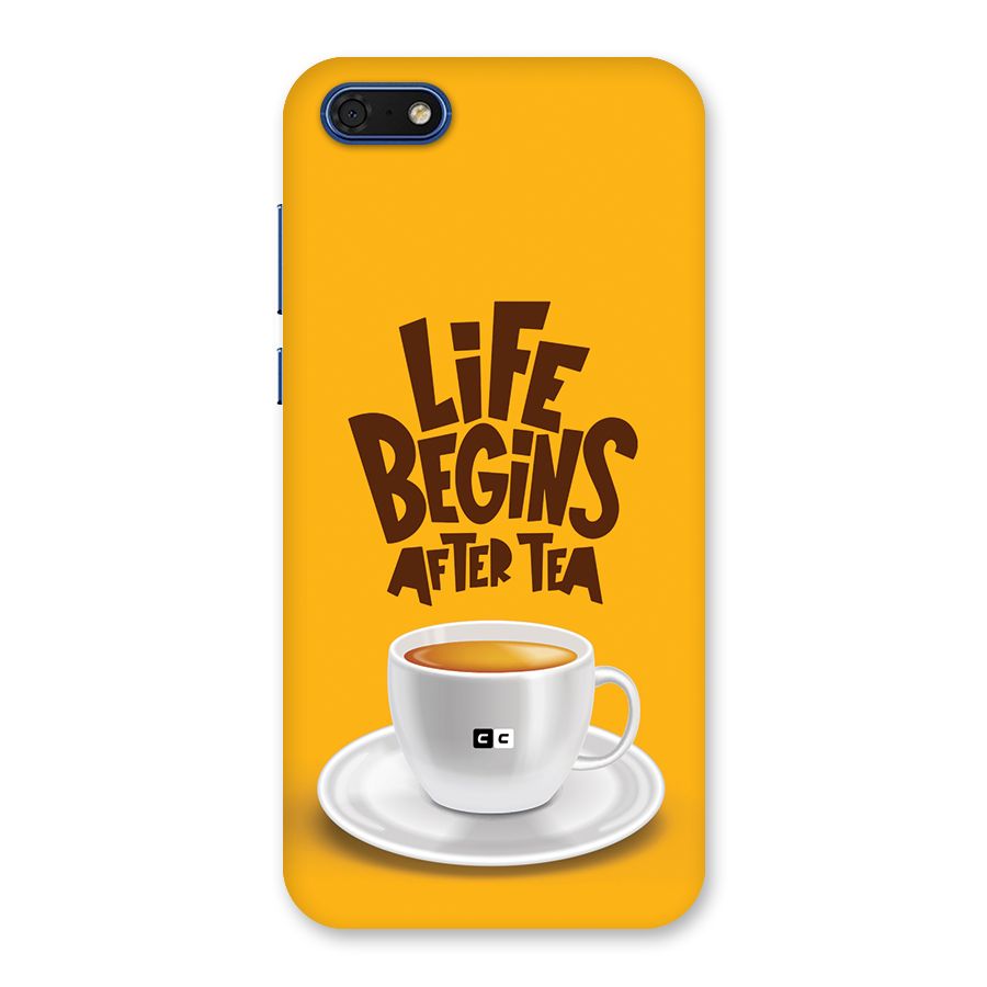 Begins After Tea Back Case for Honor 7s