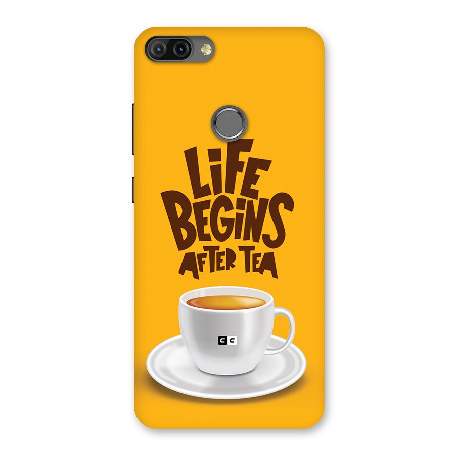 Begins After Tea Back Case for Infinix Hot 6 Pro