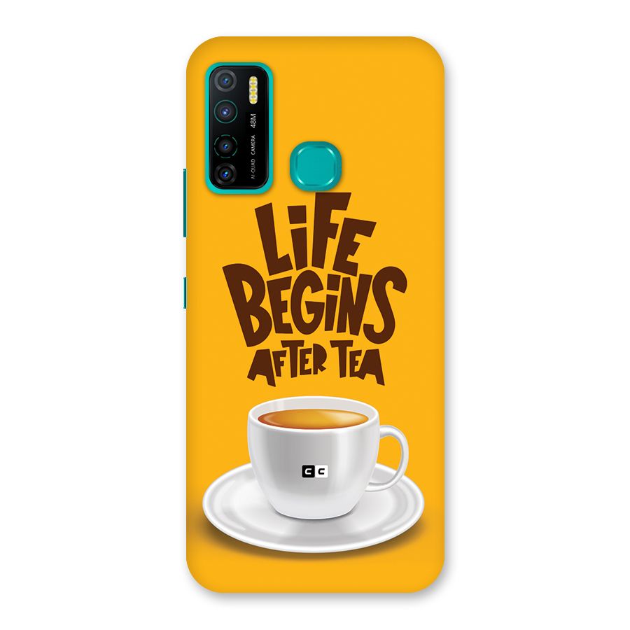 Begins After Tea Back Case for Infinix Hot 9 Pro