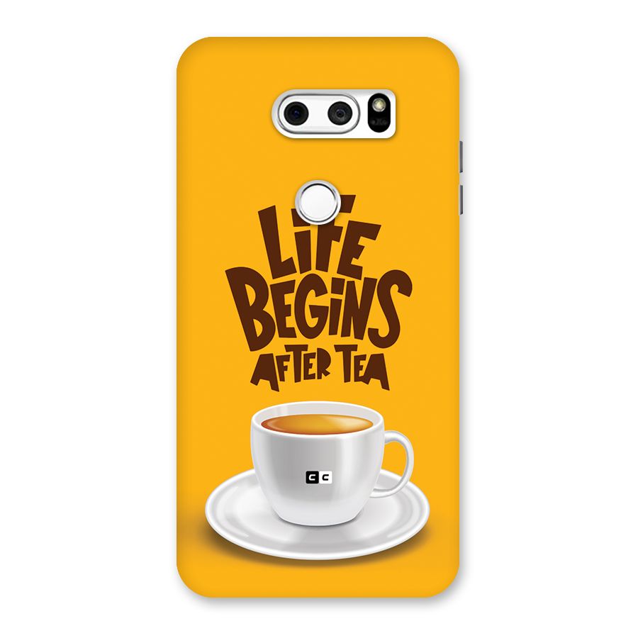 Begins After Tea Back Case for LG V30
