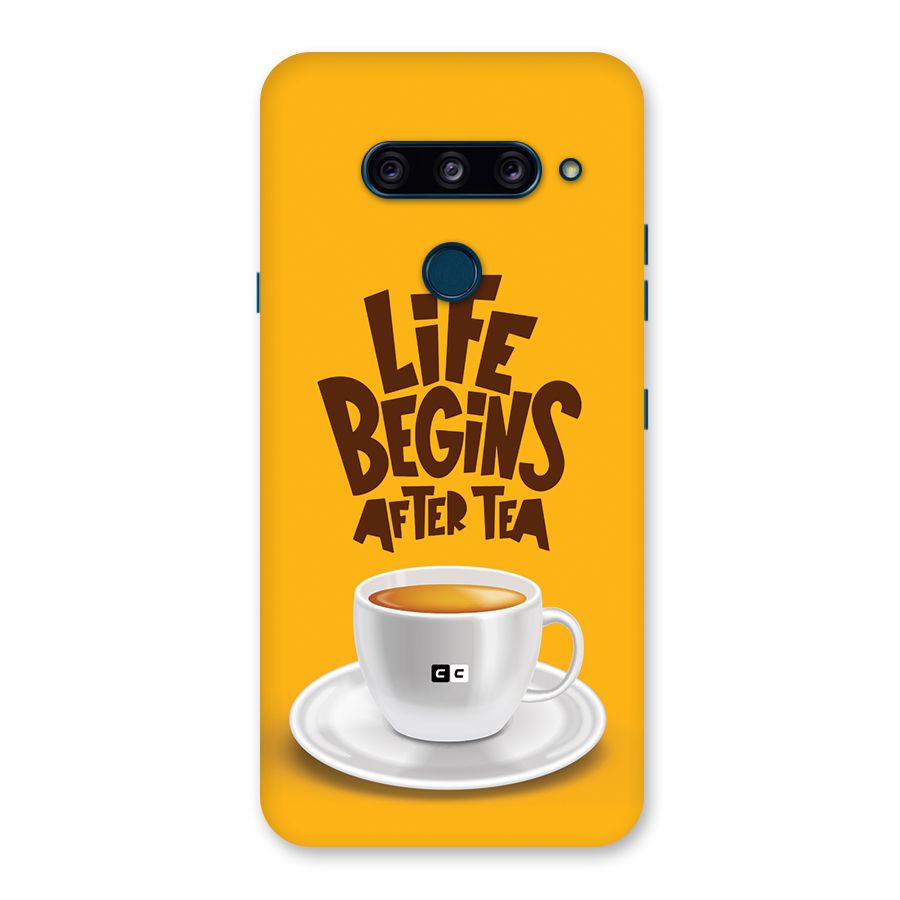 Begins After Tea Back Case for LG  V40 ThinQ