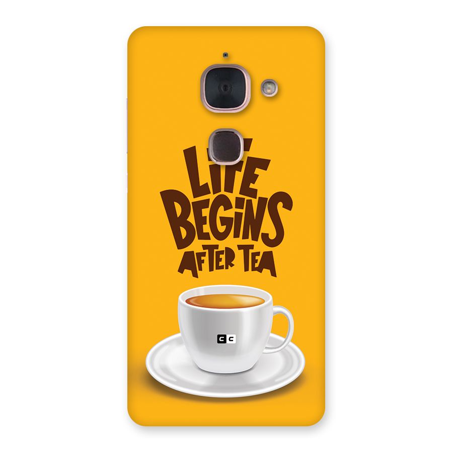 Begins After Tea Back Case for Le Max 2