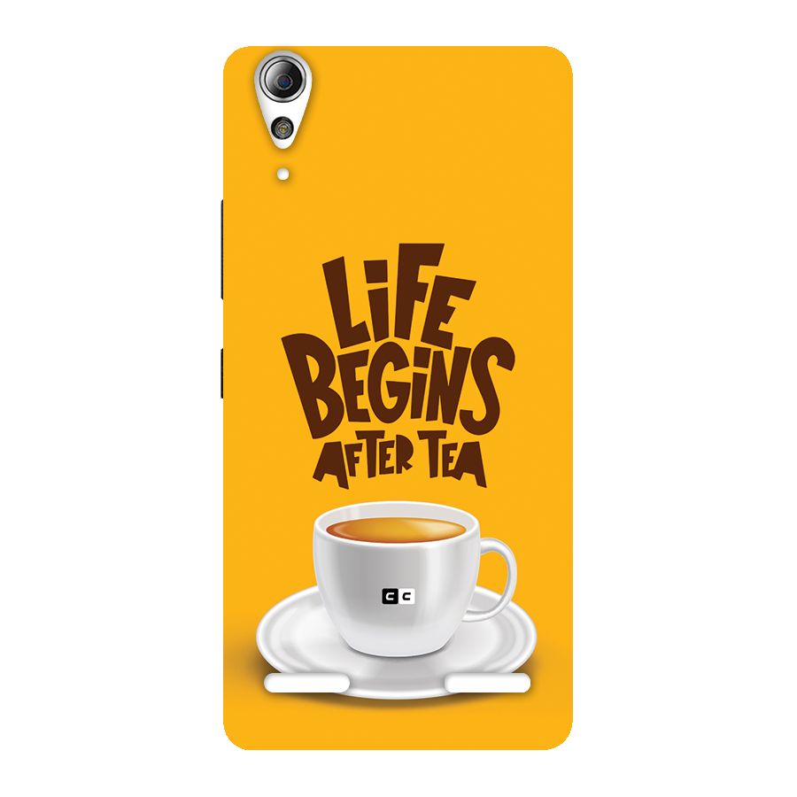 Begins After Tea Back Case for Lenovo A6000