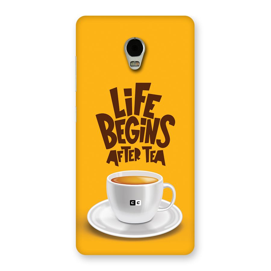 Begins After Tea Back Case for Lenovo Vibe P1