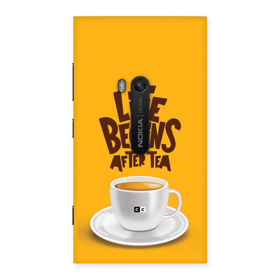 Begins After Tea Back Case for Lumia 920