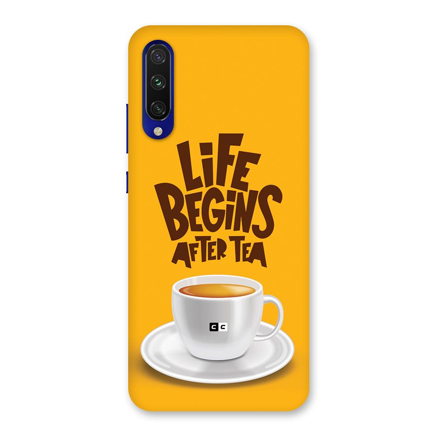 Begins After Tea Back Case for Mi A3