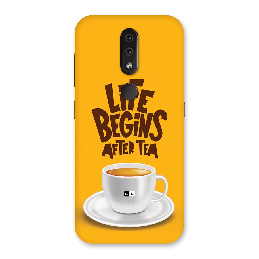 Begins After Tea Back Case for Nokia 4.2