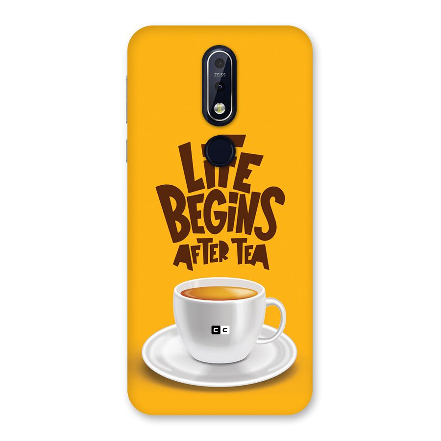 Begins After Tea Back Case for Nokia 7.1