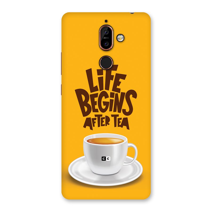 Begins After Tea Back Case for Nokia 7 Plus