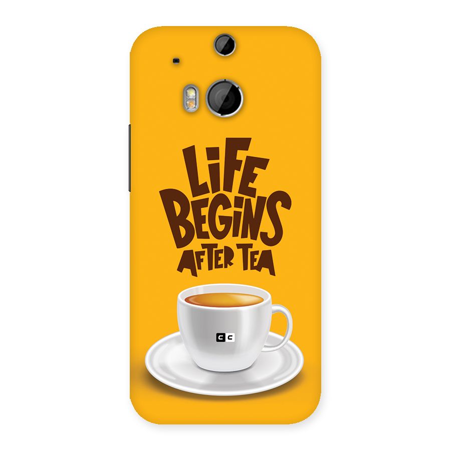 Begins After Tea Back Case for One M8
