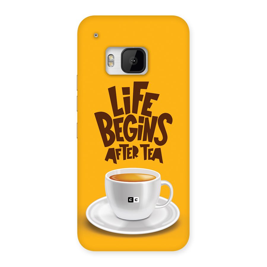 Begins After Tea Back Case for One M9