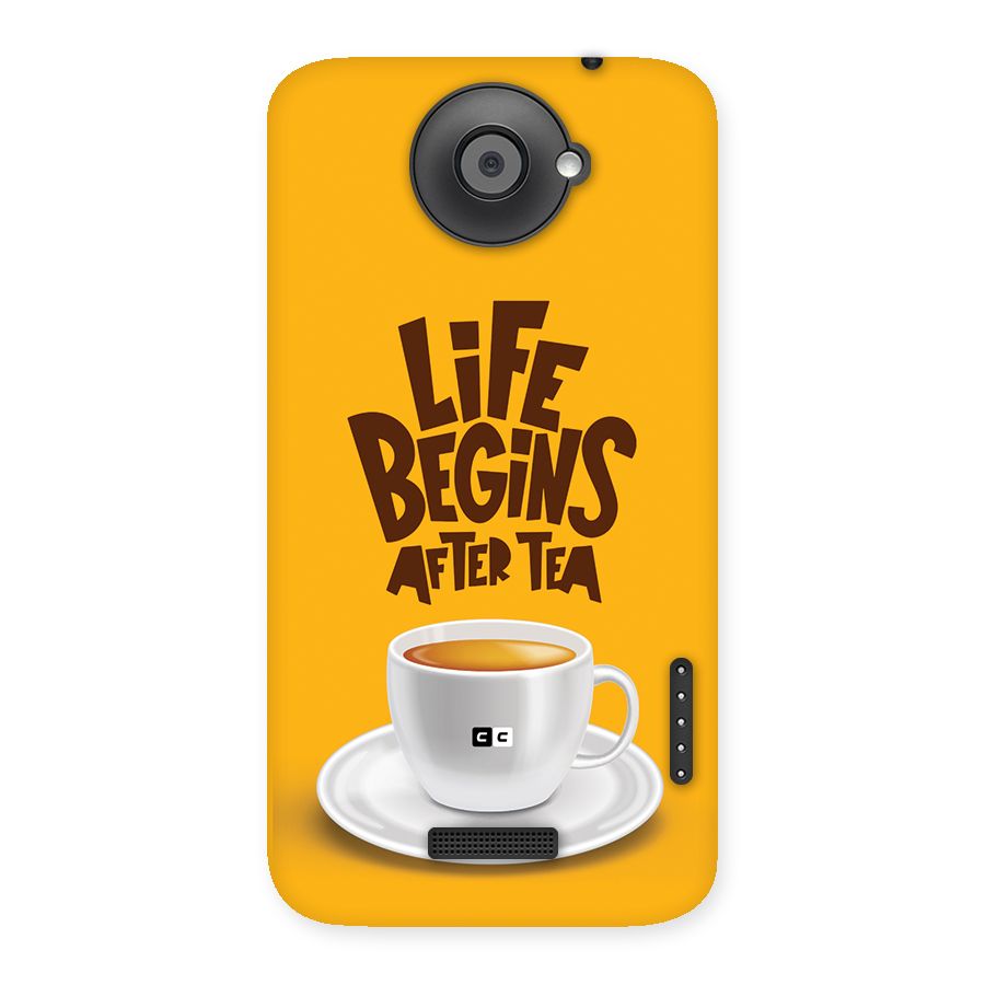 Begins After Tea Back Case for One X