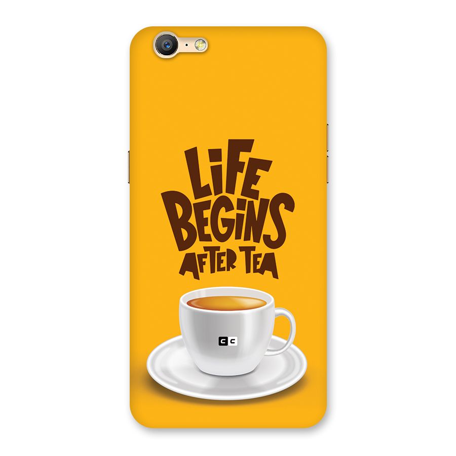 Begins After Tea Back Case for Oppo A57