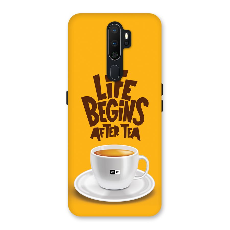 Begins After Tea Back Case for Oppo A5 (2020)