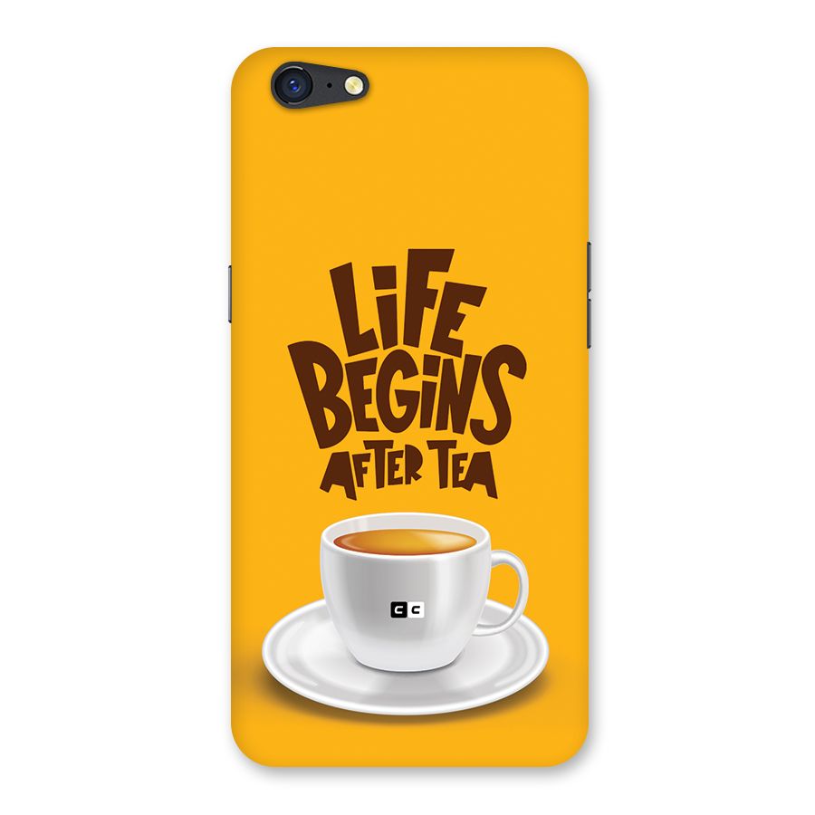 Begins After Tea Back Case for Oppo A71
