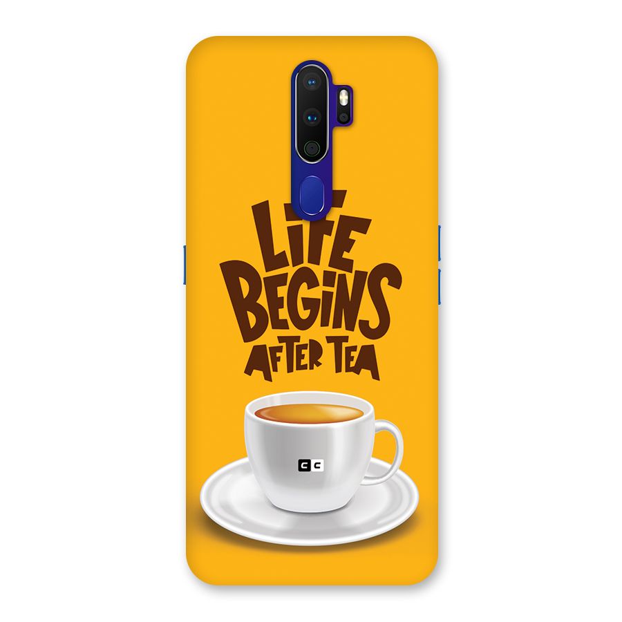 Begins After Tea Back Case for Oppo A9 (2020)