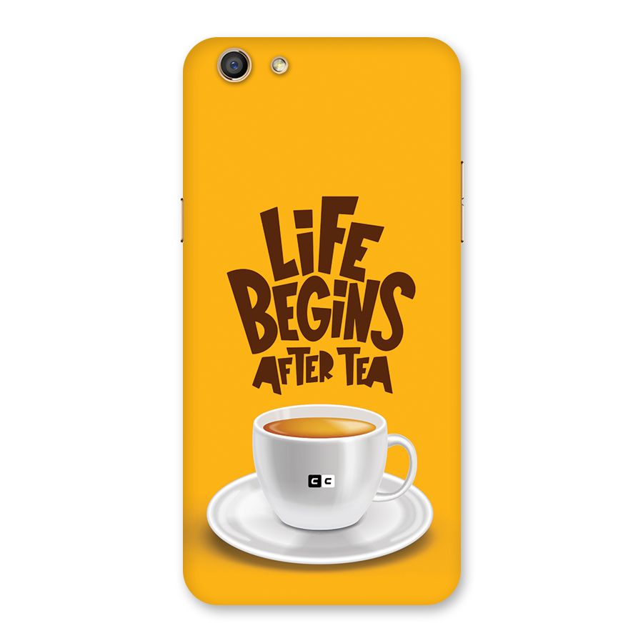 Begins After Tea Back Case for Oppo F3