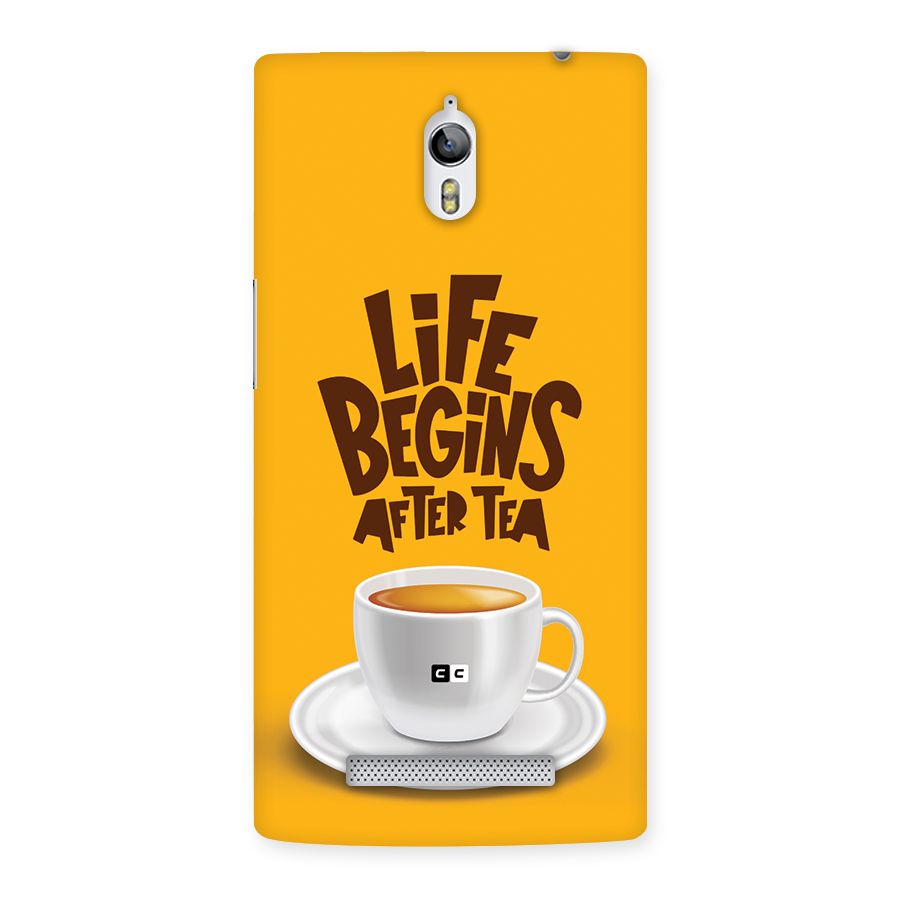 Begins After Tea Back Case for Oppo Find 7