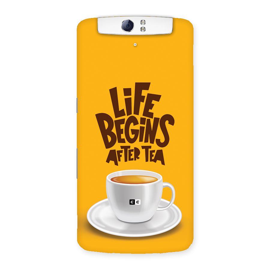 Begins After Tea Back Case for Oppo N1