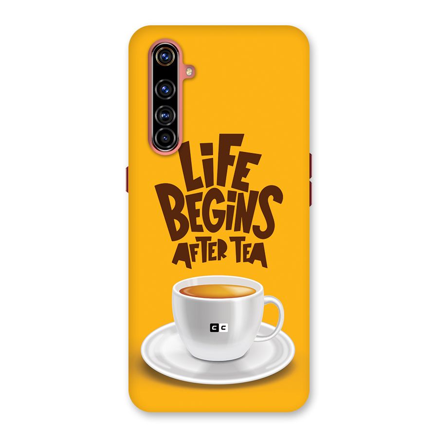 Begins After Tea Back Case for Realme X50 Pro