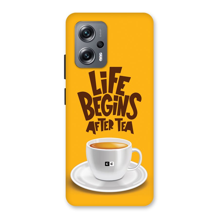 Begins After Tea Back Case for Redmi K50i