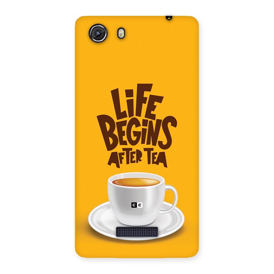 Begins After Tea Back Case for Unite 3